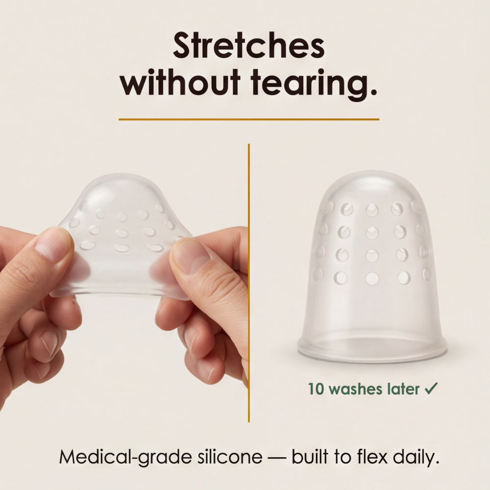 Feeluxe – Breathable Silicone Toe Caps for All Day Comfort (10 Pieces)
