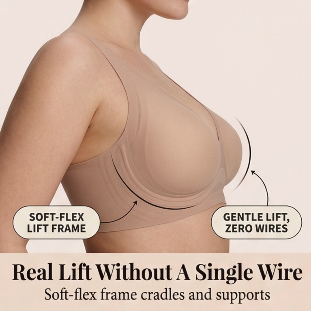 Airella – Women's Wireless Deep V Supportive Bra