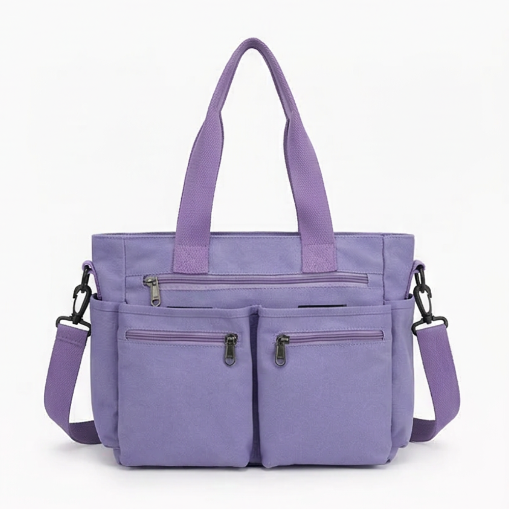 Clovera – Multi Pocket Corduroy Shoulder Bag