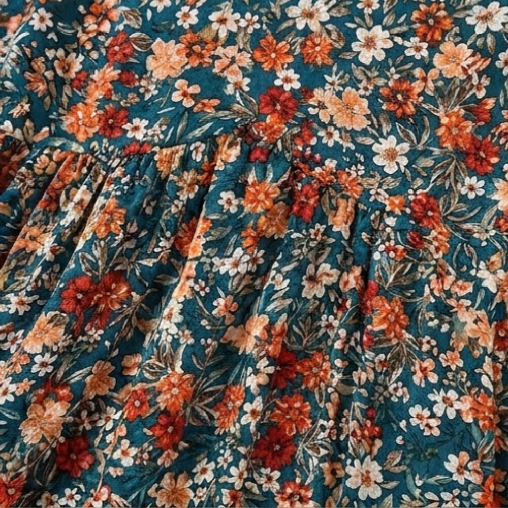 Florelle – Women's Flowy Floral Midi Dress