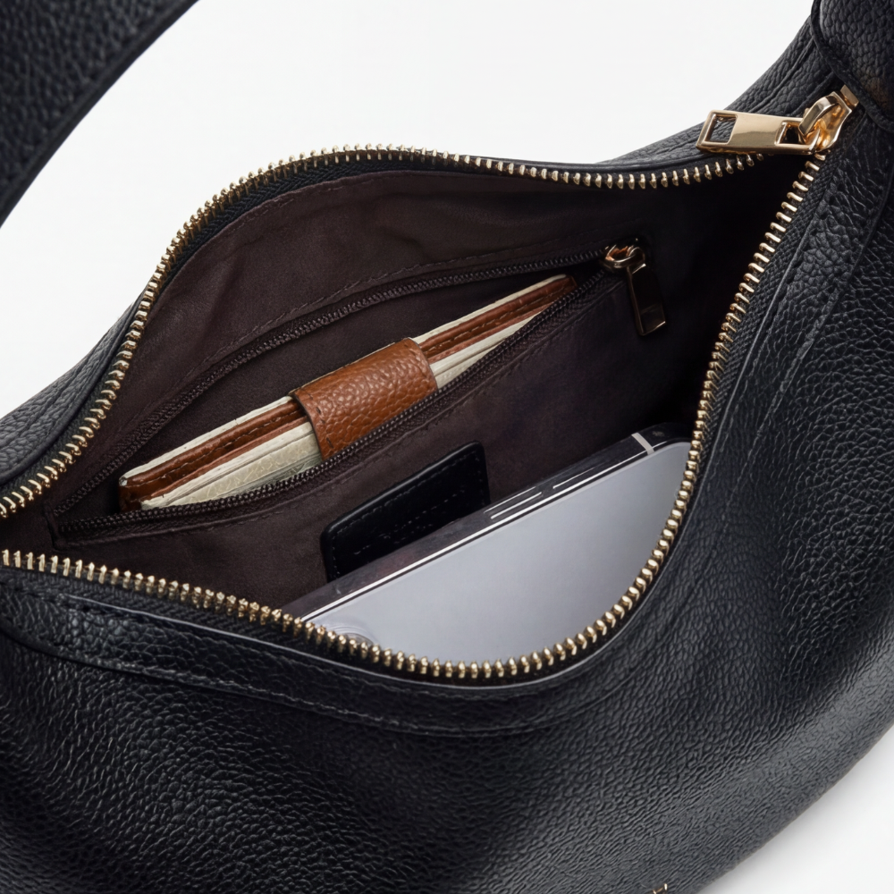 Lunaire – Sculpted Crescent Shoulder Bag