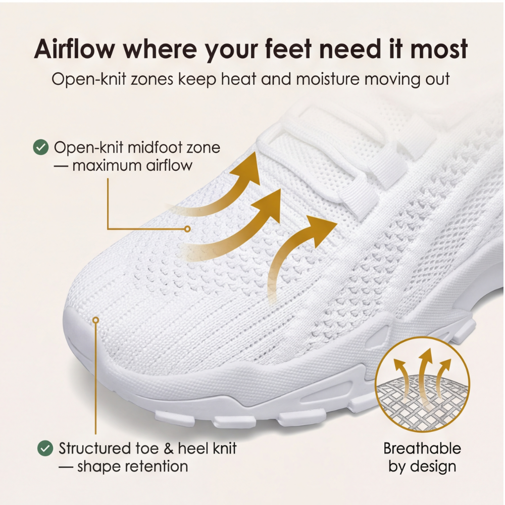 Airessa – Breathable Mesh Sneakers for All Day Comfort