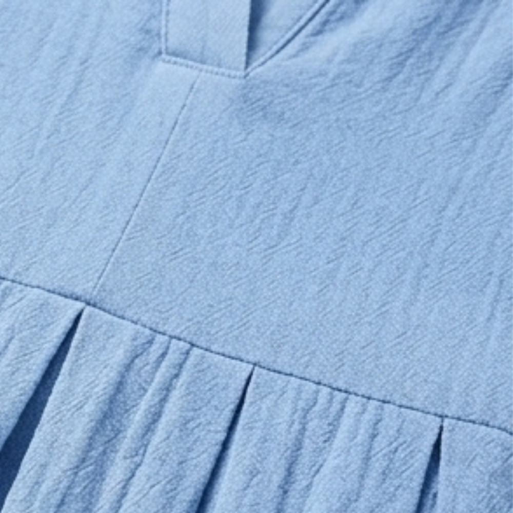 Elara – Women's Soft Cotton Midi Dress with Pockets
