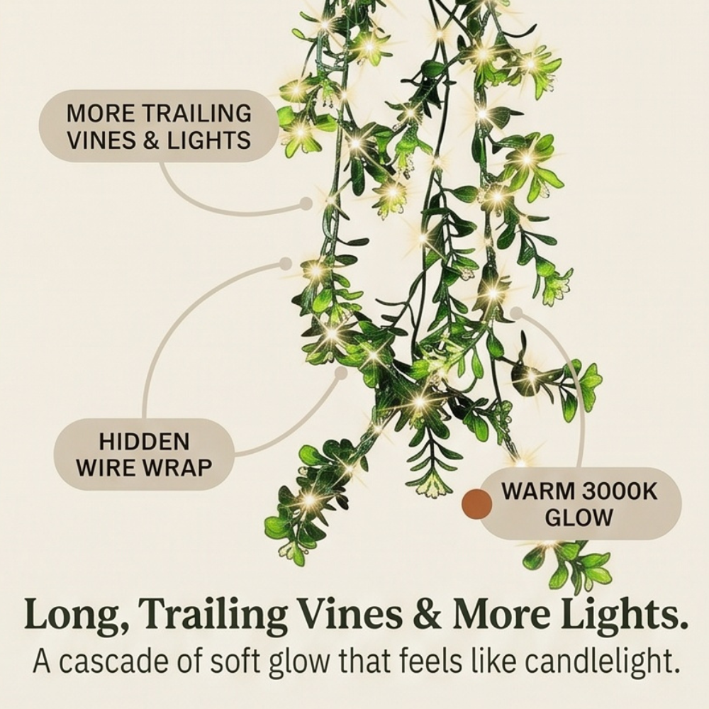 Lumivia – Solar Hanging Ivy Lantern