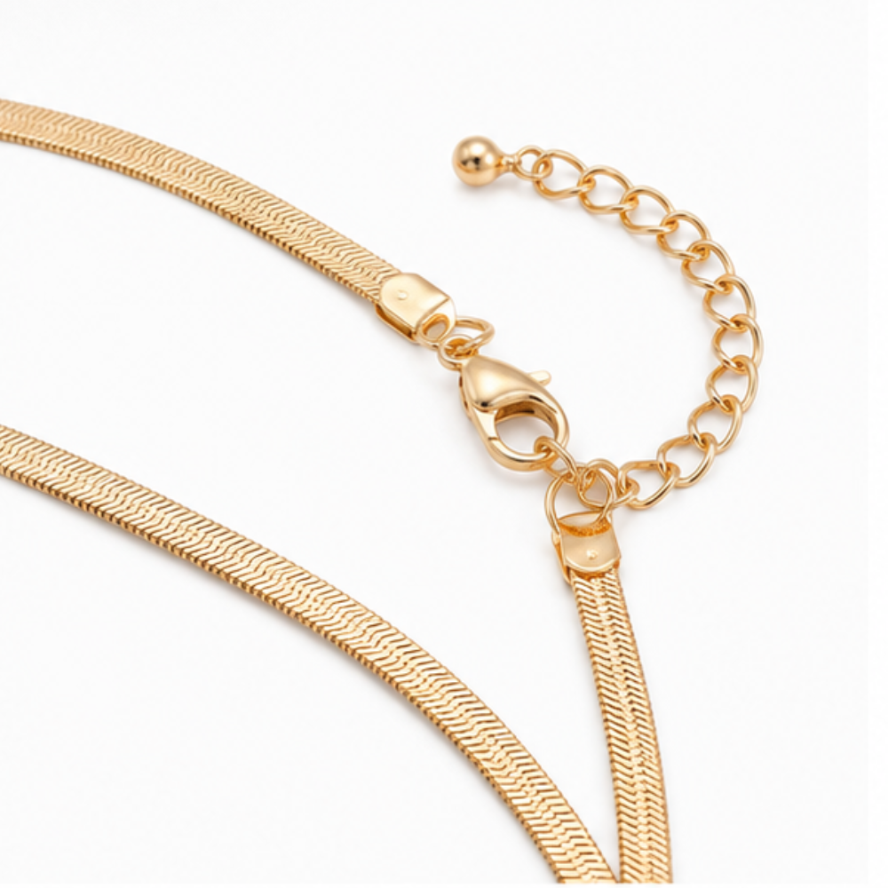 Aurelia – Textured Necklace and Earring Set