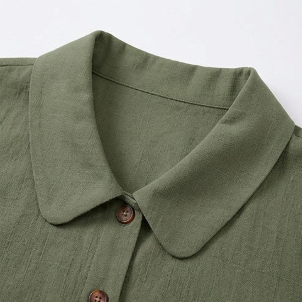 Linora – Women's Breezy Collared Summer Top