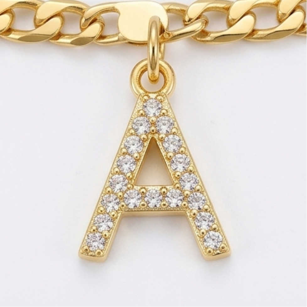 Letterly – Letter Layered Anklet