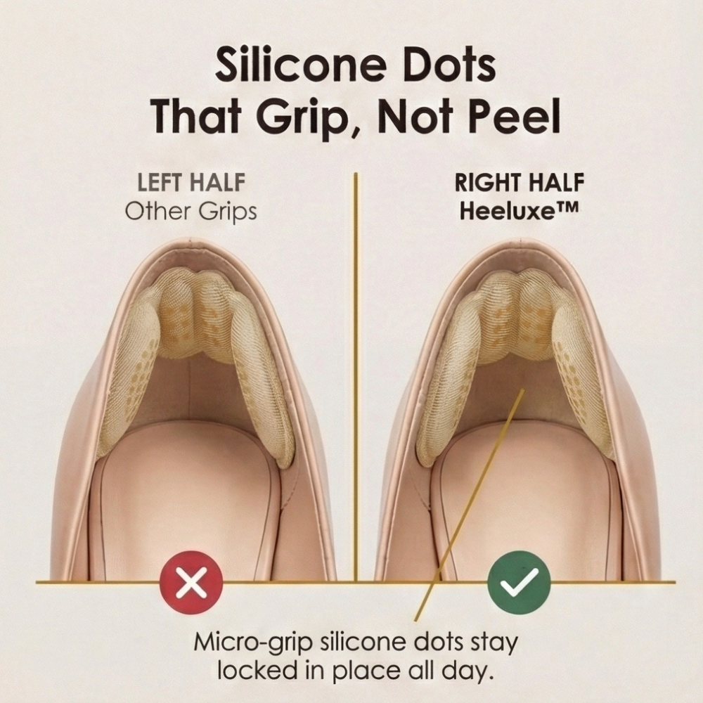 Heeluxe – Cushioned Heel Grips for All Day Comfort