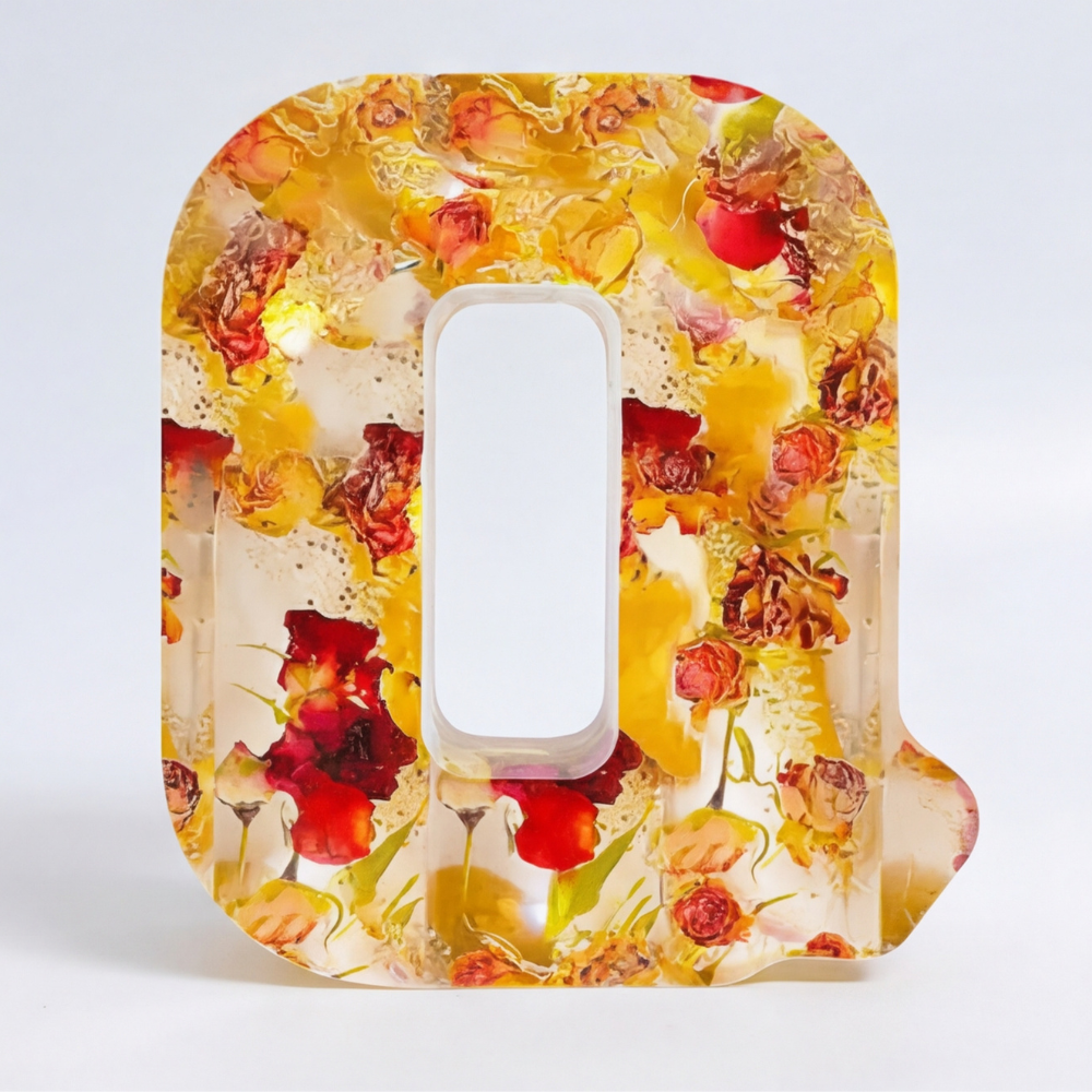 Florenza – Personalized Floral Resin Letter Light