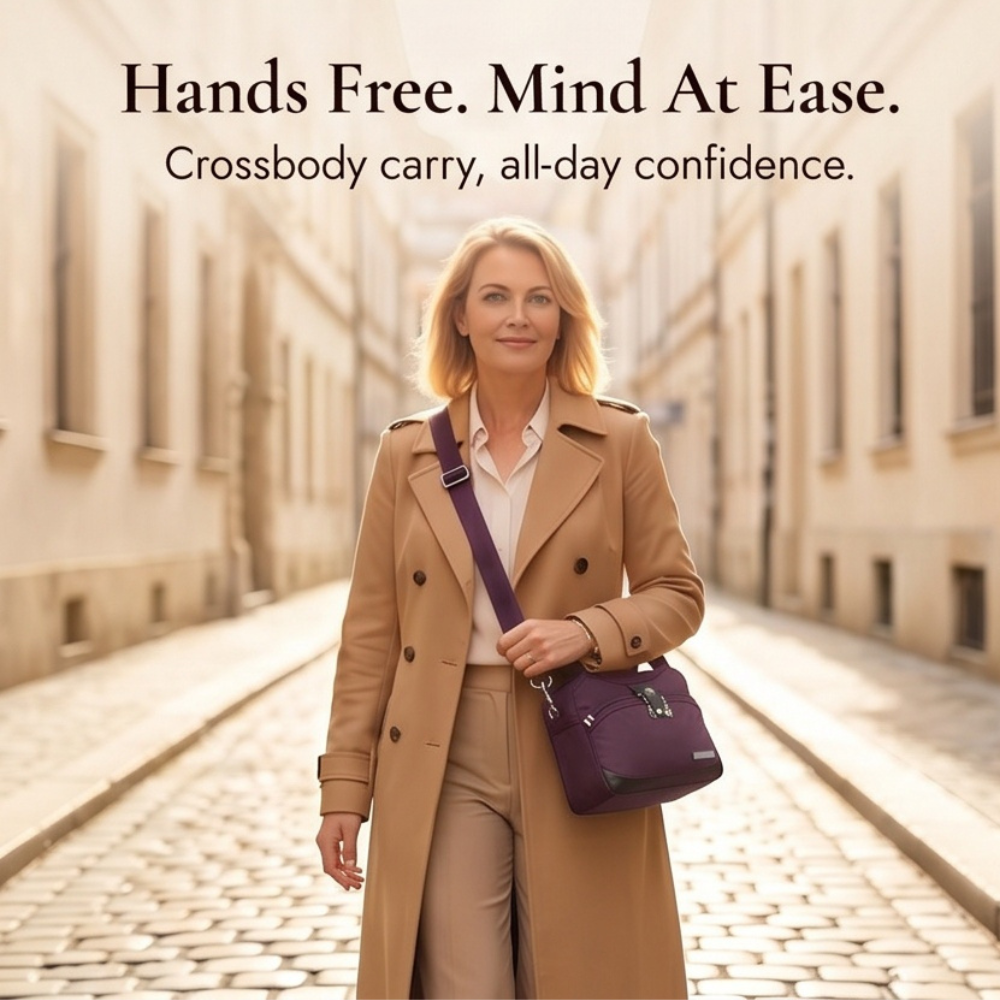 Carryella – Multi-Pocket Shoulder Bag with Anti-Theft Design