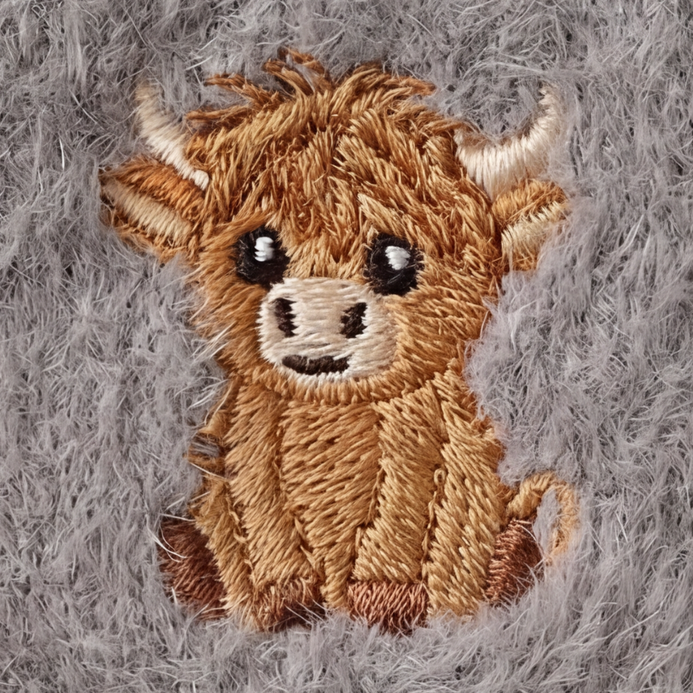 Cozymoo – Fuzzy Highland Cow Socks