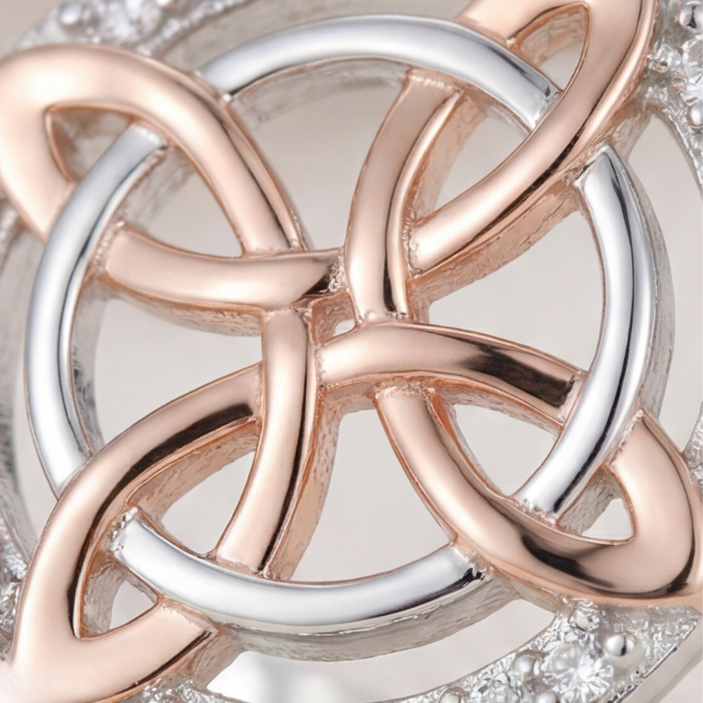 Keltara Two Tone Celtic Protection Ring