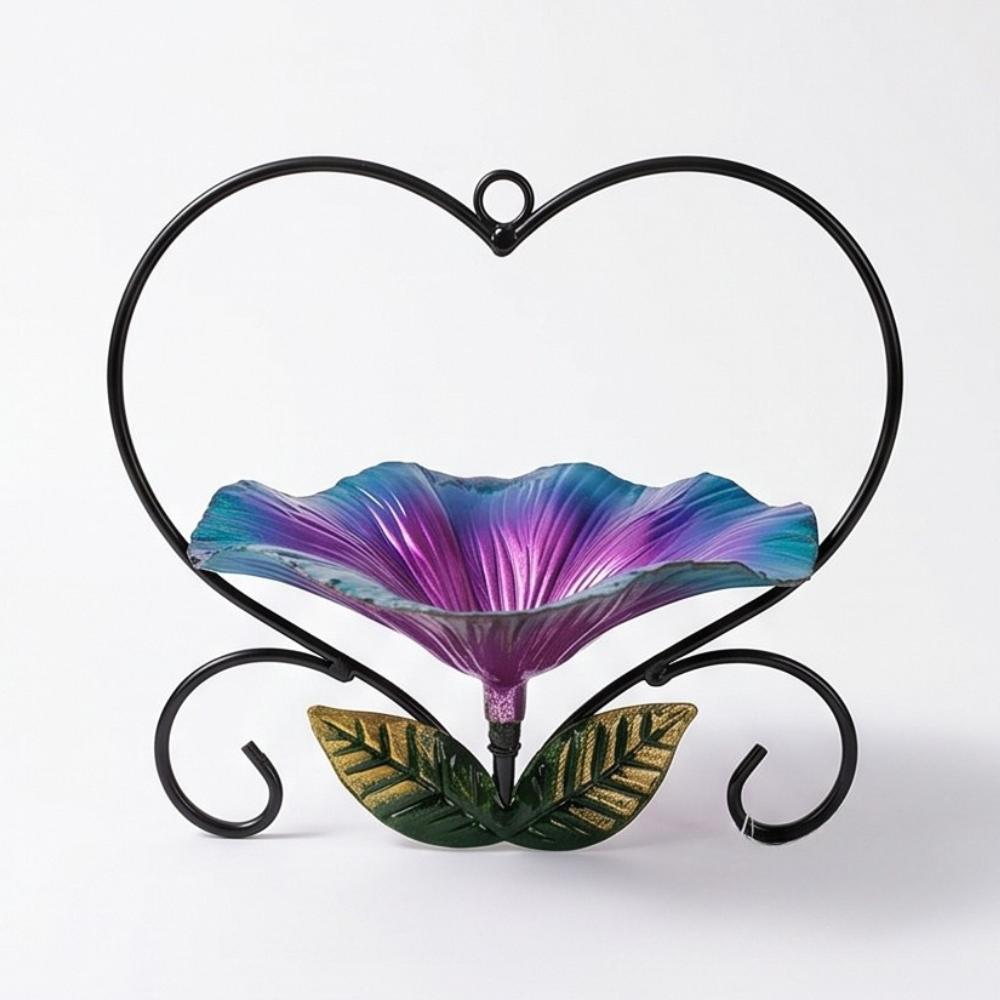 Bloomheart – Heart-Shaped Flower Bird Feeder