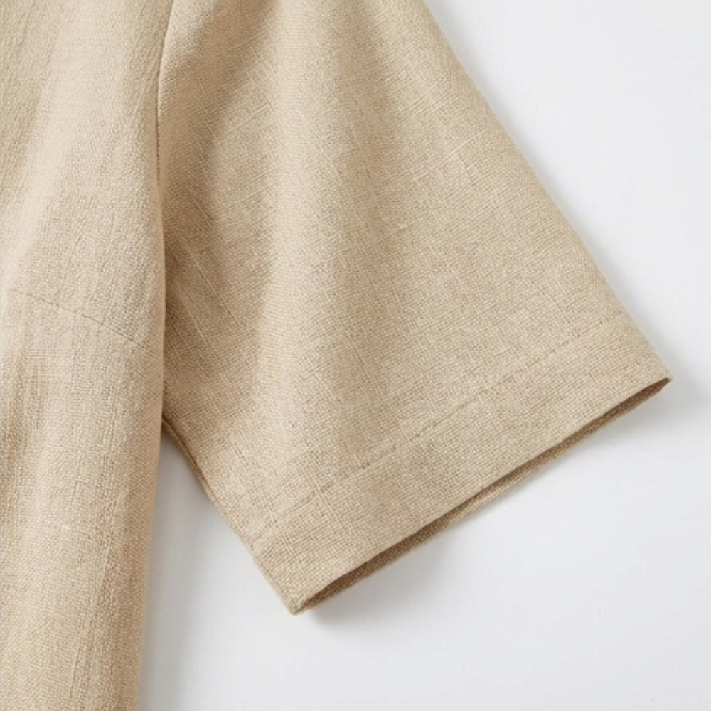 Lunara – Women's Asymmetric Linen Co-Ord Set