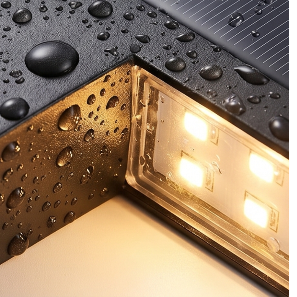 Lumenly – Sculptural Solar Pathway Lights (Set of 4)
