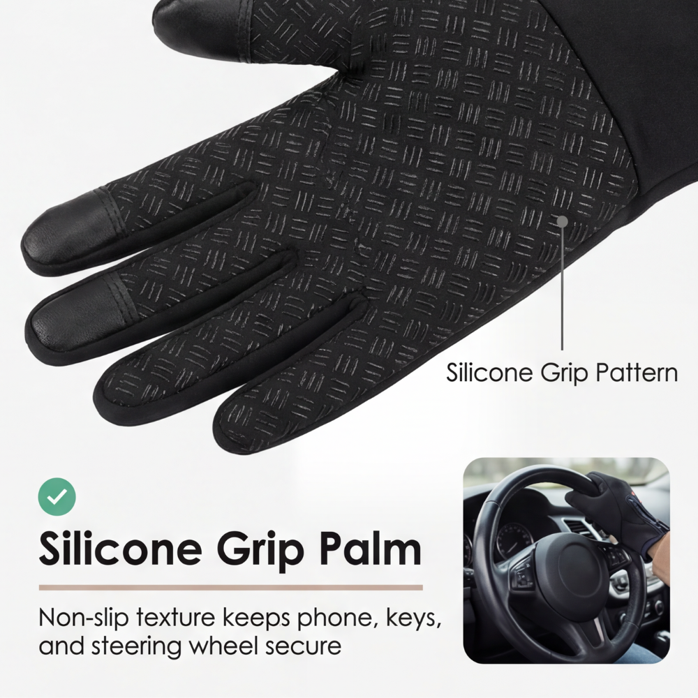 Coziva – Women's Thermal Touchscreen Winter Gloves