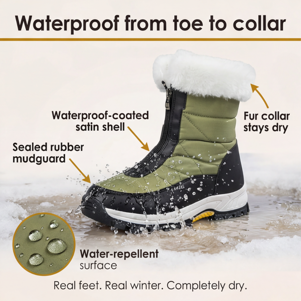 Frostara – Waterproof Fur Lined Winter Boots