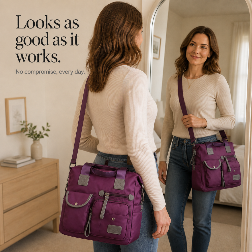 Cariza – Large Capacity 3-Way Carry Tote Bag