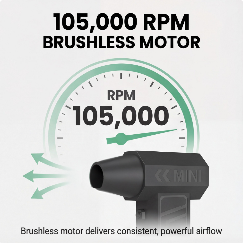Dustbolt – Cordless Air Blower for Electronics and Car