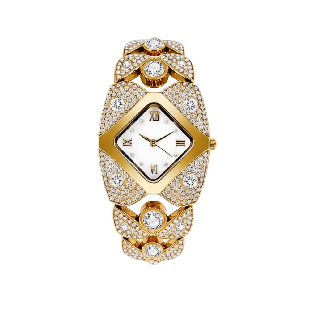 Lumivra – Sparkling Rhinestone Vintage Watch