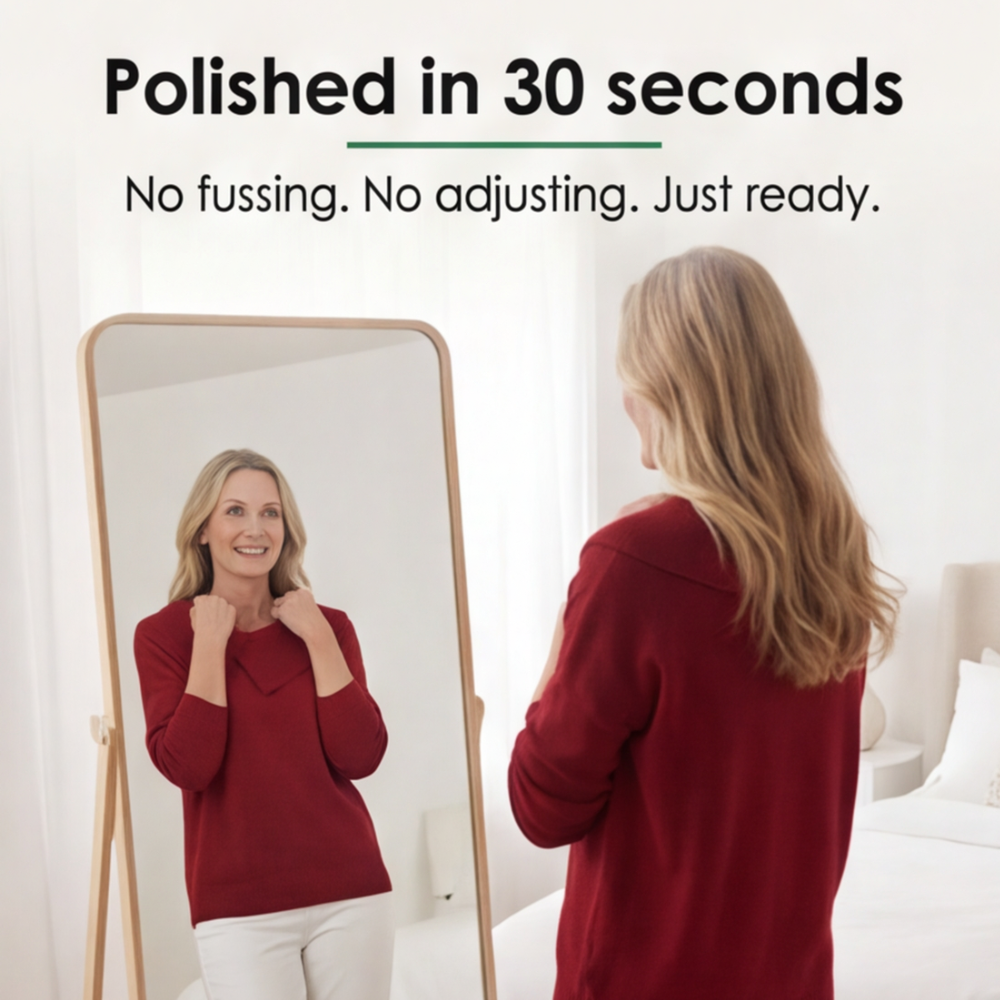 Collara – Asymmetric Collar Knit Sweater