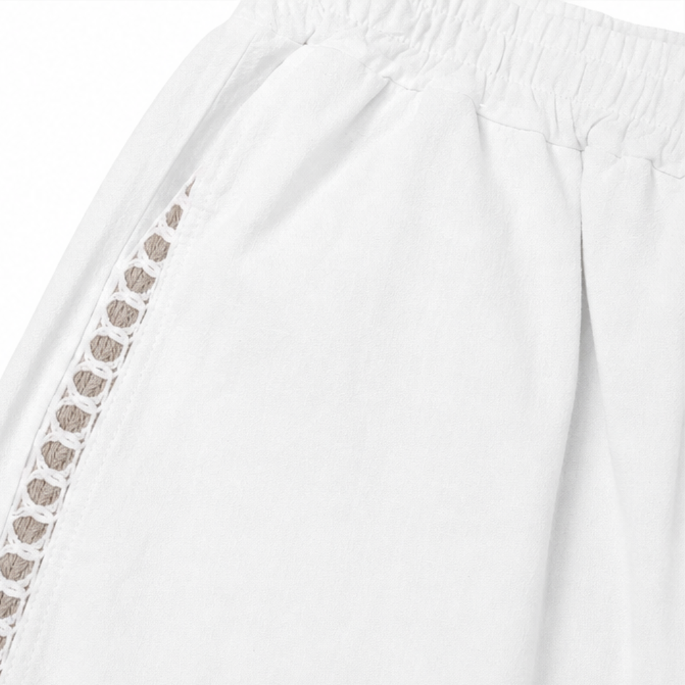 Lunava – Lace-Side Capri Pants for Women