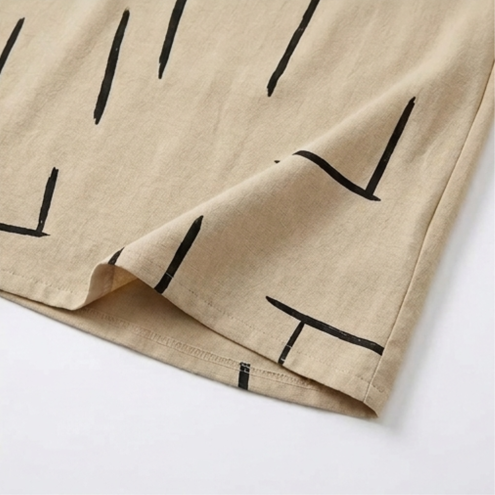 Linara – Women's Abstract Print Summer Shift Dress