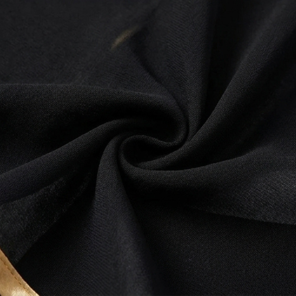 Florenza – Wide-Leg Pants with Gold Trim