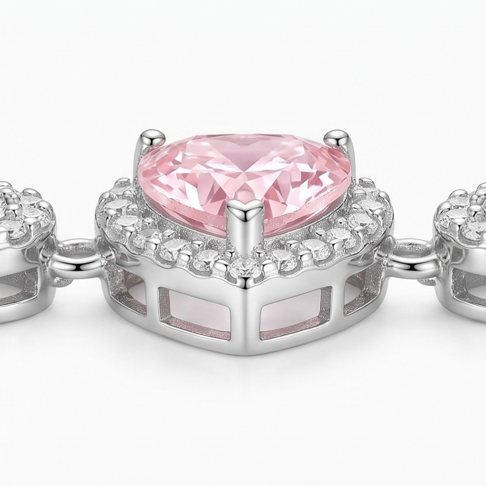 Lunavia – Heart Crystal Halo Bracelet
