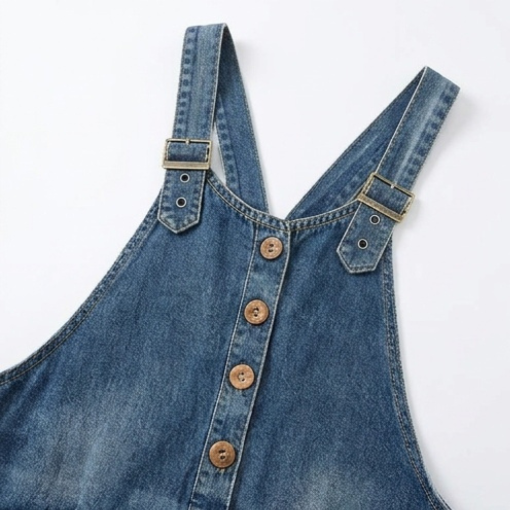Lovarra – Women's Relaxed Denim Overalls with Pockets