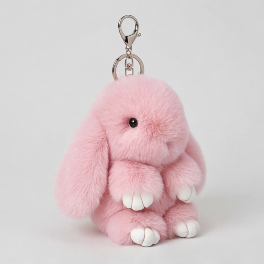 Lulette Fluffy Bunny Bag Charm