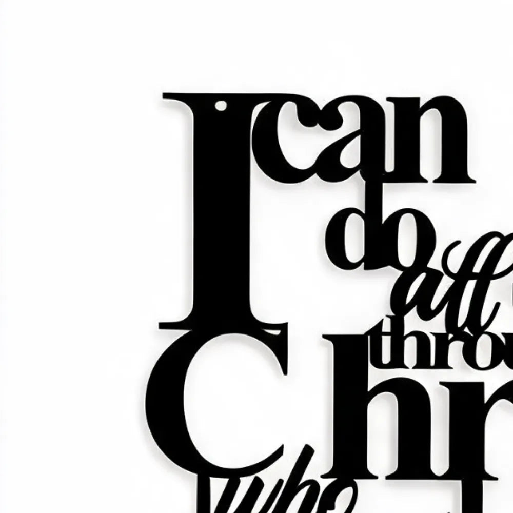 Graceline – Philippians 4:13 Layered Scripture Wall Art