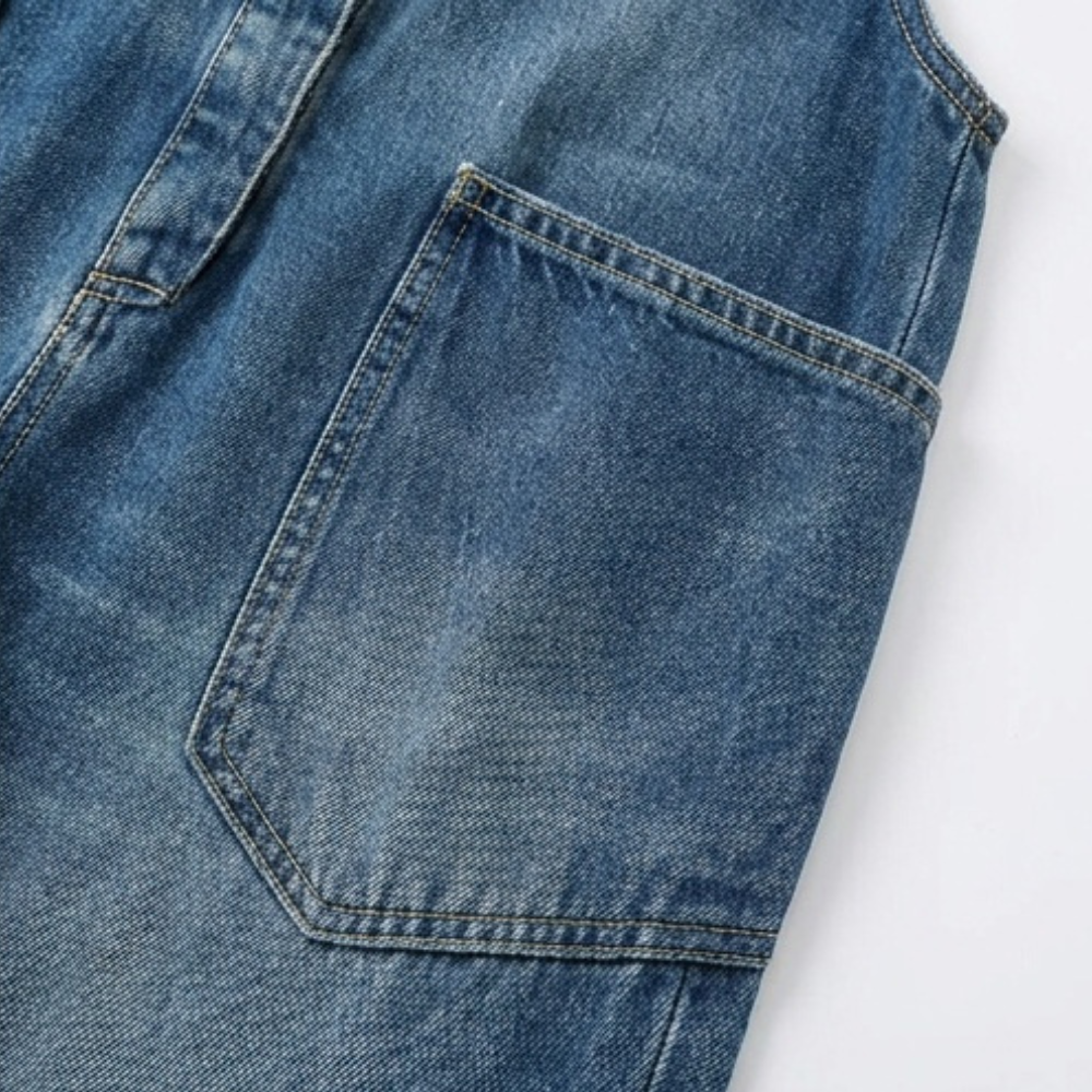 Lovarra – Women's Relaxed Denim Overalls with Pockets