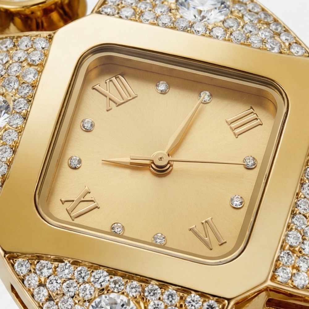Lumivra – Sparkling Rhinestone Vintage Watch