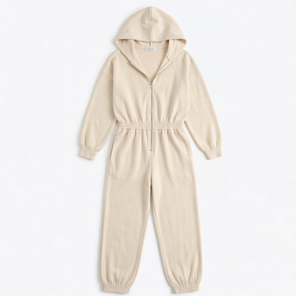 Elowyn – Women's Cozy One Piece Hooded Jumpsuit
