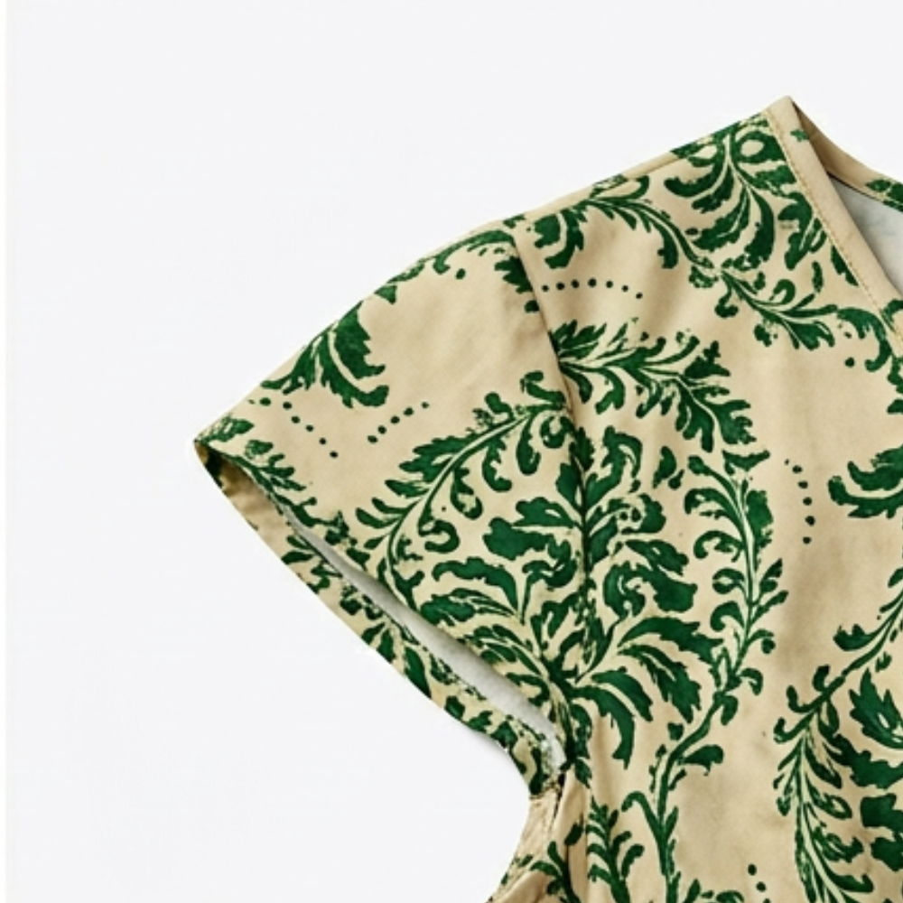 Florenza – Women's Smocked Floral Maxi Dress