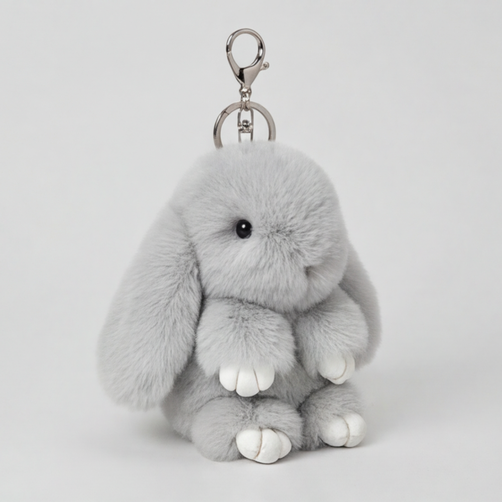Lulette Fluffy Bunny Bag Charm