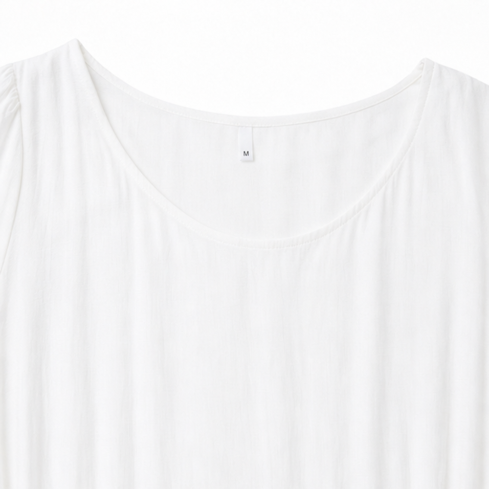 Florenza – Ruffle Hem Midi Dress with Bell Sleeves