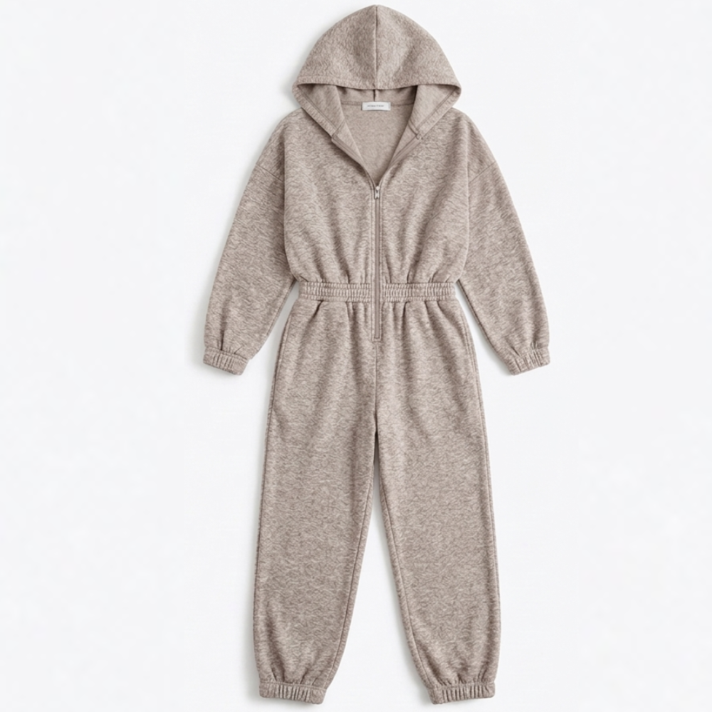 Elowyn – Women's Cozy One Piece Hooded Jumpsuit