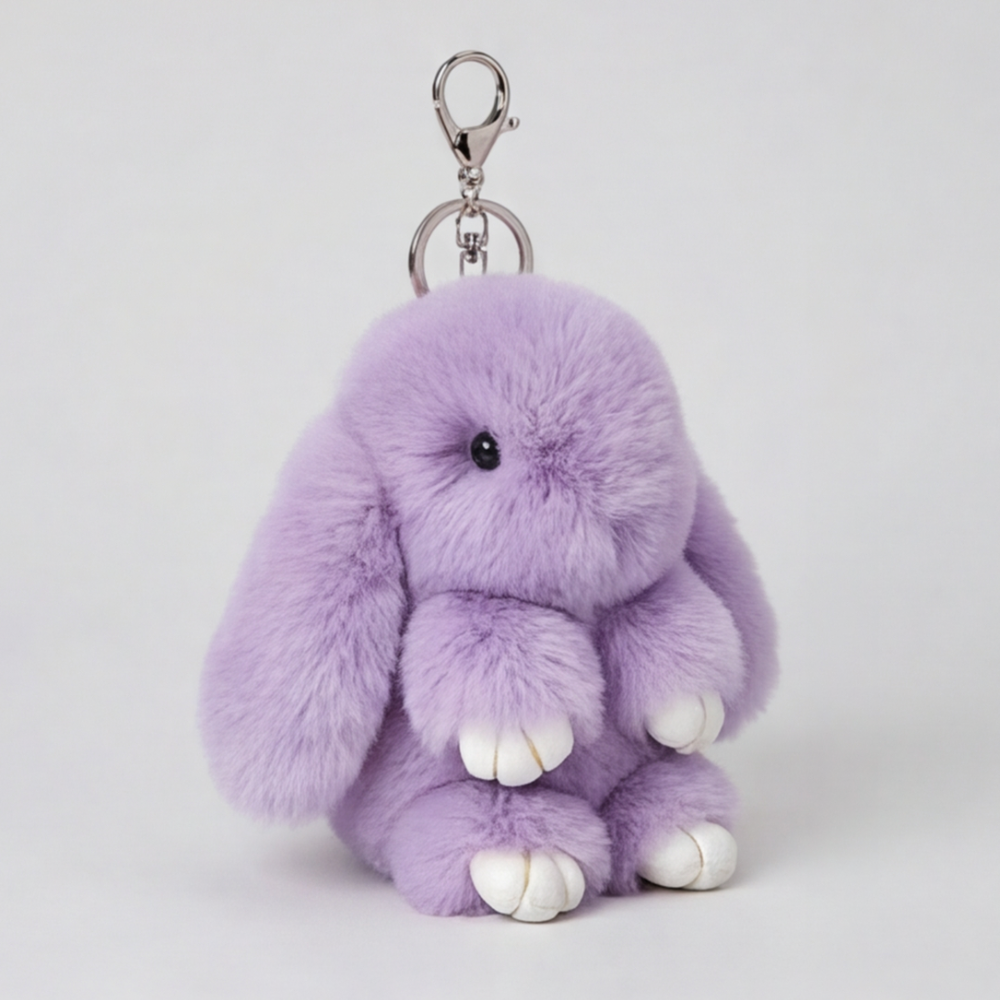 Lulette Fluffy Bunny Bag Charm
