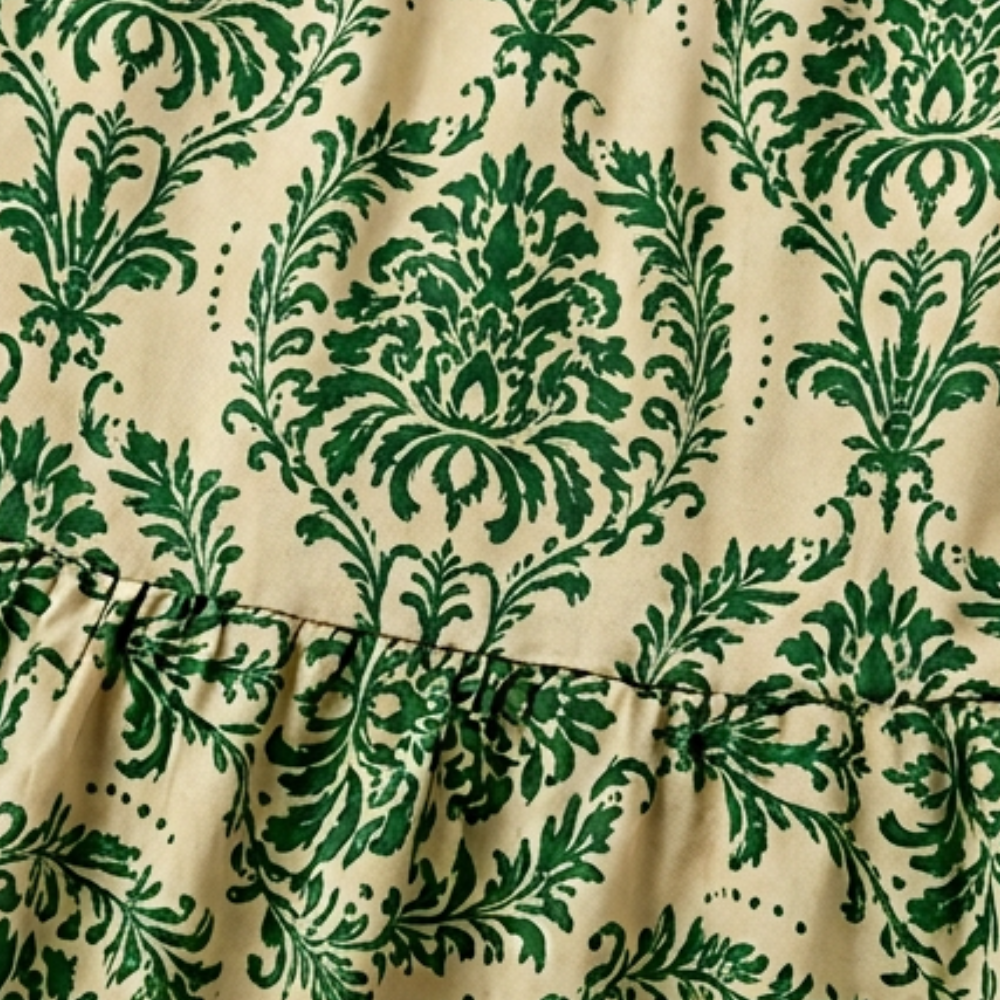Florenza – Women's Smocked Floral Maxi Dress