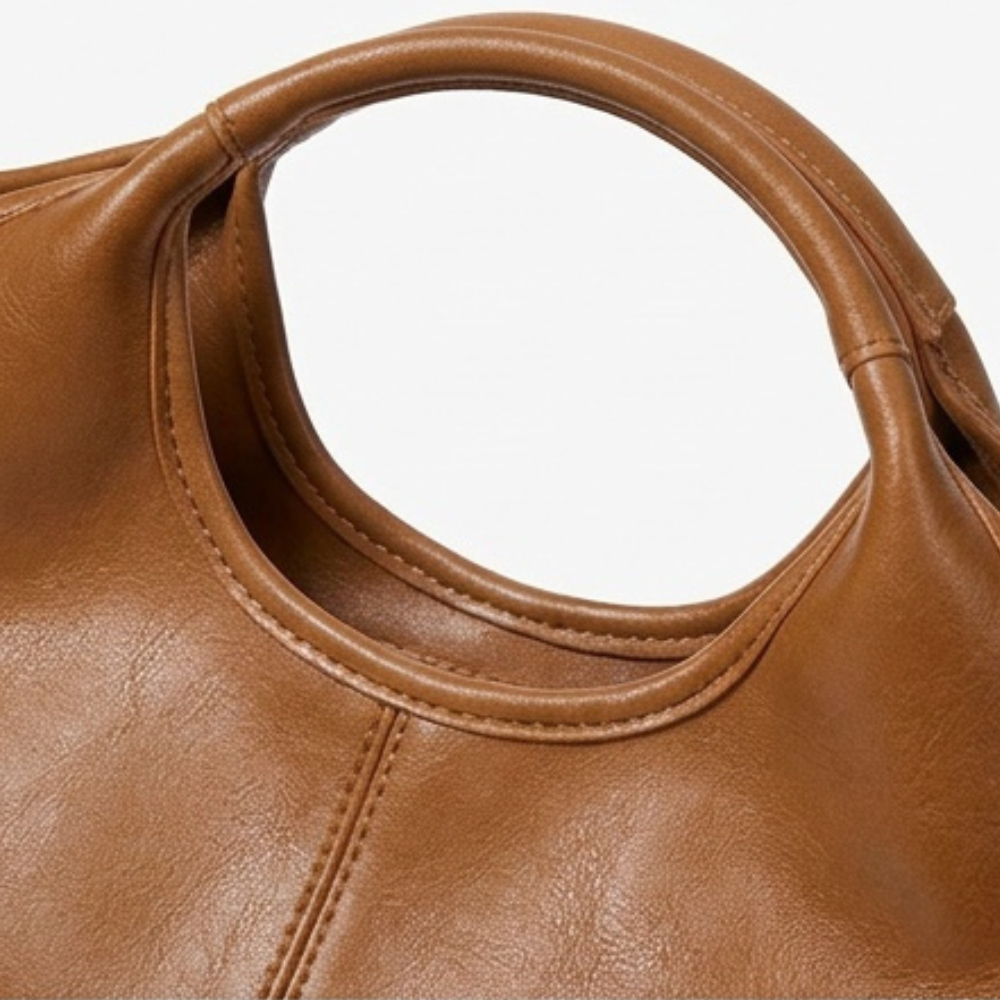Halona – Sculpted Soft Leather Tote Bag