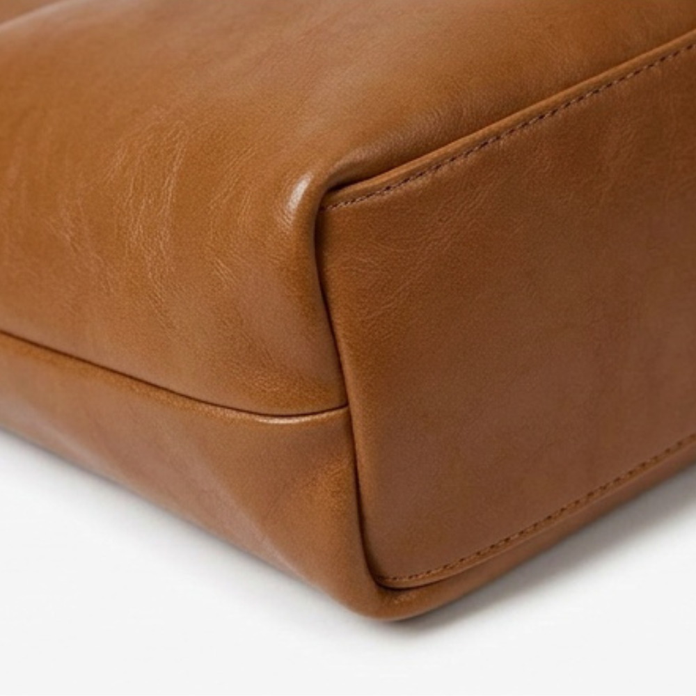 Halona – Sculpted Soft Leather Tote Bag