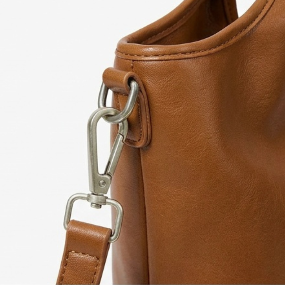 Halona – Sculpted Soft Leather Tote Bag