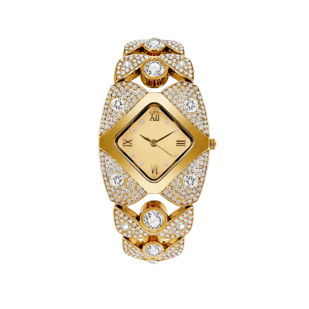 Lumivra – Sparkling Rhinestone Vintage Watch