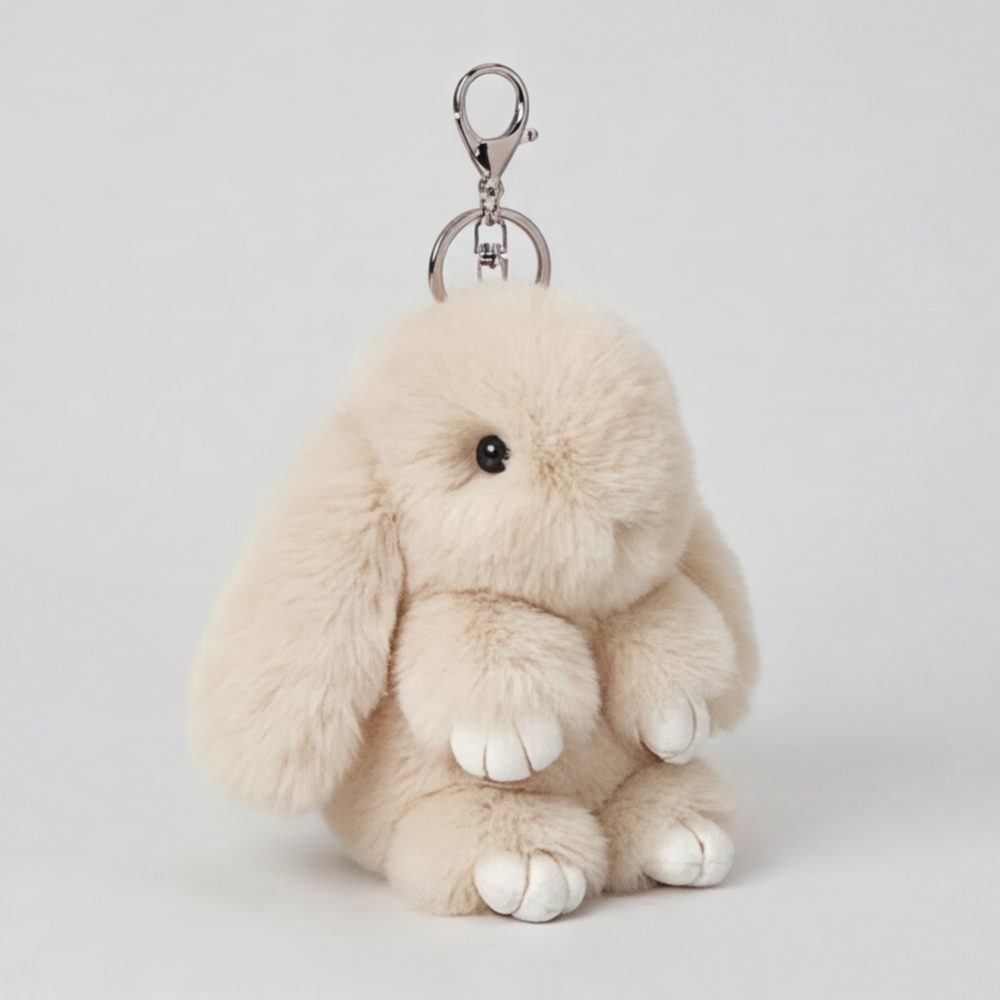 Lulette Fluffy Bunny Bag Charm