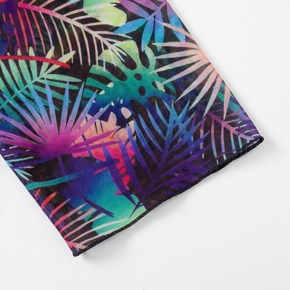 Lunavera – Women's Tropical 3-Piece Swim Set with Kimono