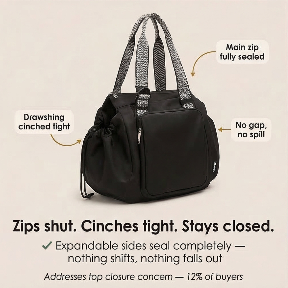 Carrova – Organized Everyday Tote with Backpack Straps
