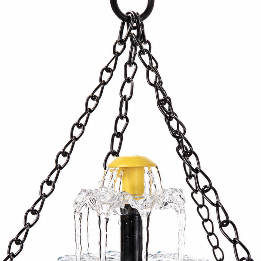 Avelora – Solar Hanging Bird Bath Fountain with Two-Tier Cascade