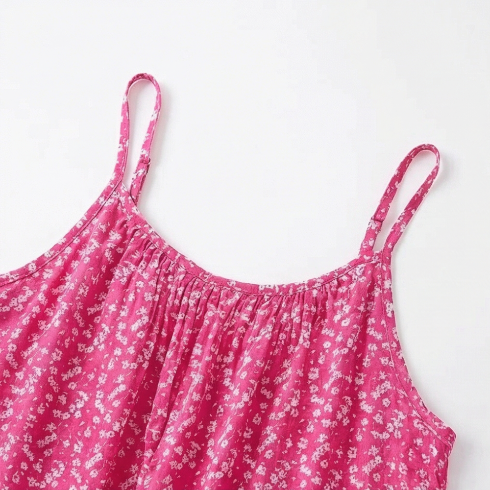 Floressa – Women’s Floral Slip Dress Lightweight A-Line